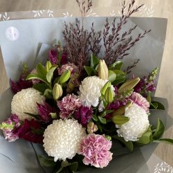 Graceful Blooms florist based in Mortdale Burgundy Jewels floral arrangement